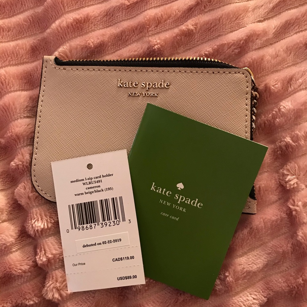 Kate Spade Card Holder Keychain